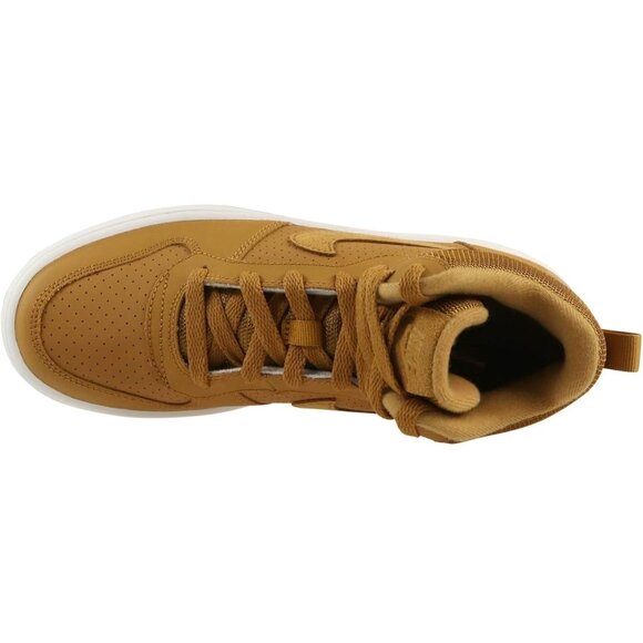 Nike Court Borough Mid Brown High Top Sneaker Shoes Size 2.5Y Younger Kids - Picture 10 of 12